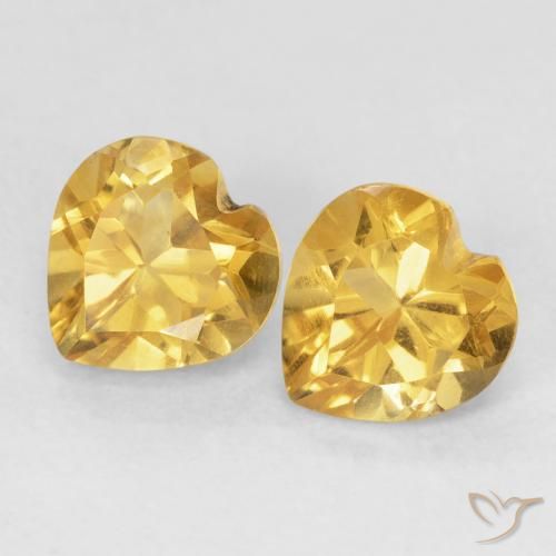 Shop natural 1.55ct ゴールド シトリン gems, 心臓, from ブラジル at GemSelect. In stock, global shipping!