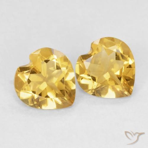 Shop natural 1.14ct ミディアムゴールデン シトリン gems, 心臓, from ブラジル at GemSelect. In stock, global shipping!