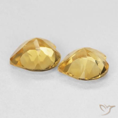 Shop natural 1.14ct ミディアムゴールデン シトリン gems, 心臓, from ブラジル at GemSelect. In stock, global shipping!