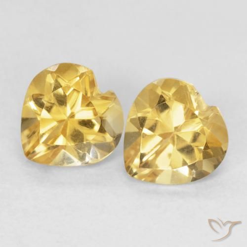 Shop natural 1.52ct ゴールドオレンジ シトリン gems, 心臓, from ブラジル at GemSelect. In stock, global shipping!
