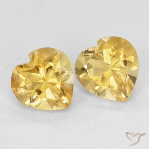 Shop natural 1.52ct ゴールドオレンジ シトリン gems, 心臓, from ブラジル at GemSelect. In stock, global shipping!