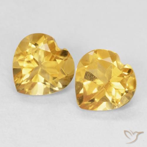 Shop natural 1.42ct ミディアムゴールデン シトリン gems, 心臓, from ブラジル at GemSelect. In stock, global shipping!