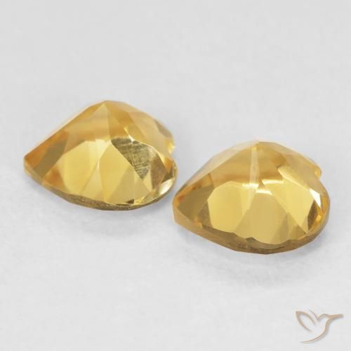 Shop natural 1.45ct ミディアムゴールデン シトリン gems, 心臓, from ブラジル at GemSelect. In stock, global shipping!