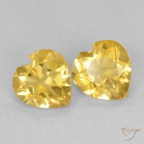 Shop natural 1.25ct ミディアムゴールデン シトリン gems, 心臓, from ブラジル at GemSelect. In stock, global shipping!
