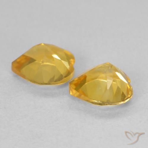 Shop natural 1.30ct ゴールド シトリン gems, 心臓, from ブラジル at GemSelect. In stock, global shipping!
