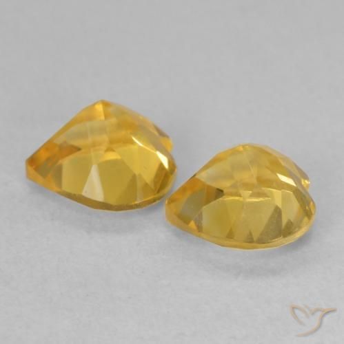 Shop natural 1.48ct ゴールド シトリン gems, 心臓, from ブラジル at GemSelect. In stock, global shipping!