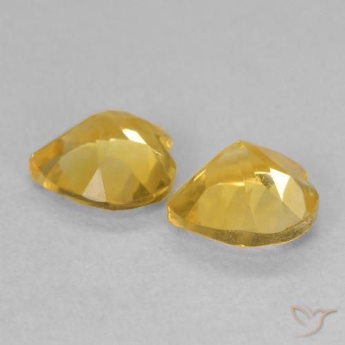 Shop natural 1.31ct 明るいゴールド シトリン gems, 心臓, from ブラジル at GemSelect. In stock, global shipping!