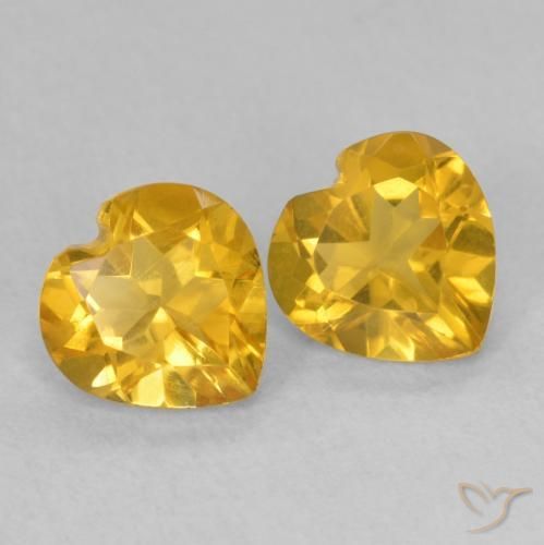 Shop natural 1.41ct ゴールド シトリン gems, 心臓, from ブラジル at GemSelect. In stock, global shipping!