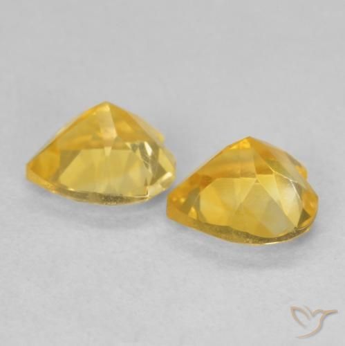 Shop natural 1.28ct ゴールドオレンジ シトリン gems, 心臓, from ブラジル at GemSelect. In stock, global shipping!