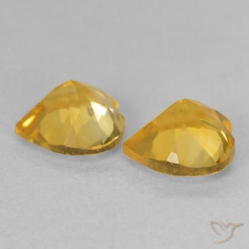 Shop natural 1.34ct ミディアムゴールデン シトリン gems, 心臓, from ブラジル at GemSelect. In stock, global shipping!