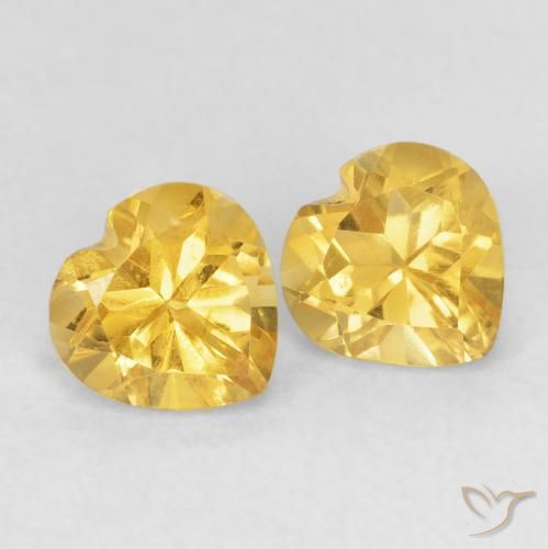 Shop natural 1.63ct トップゴールド シトリン gems, 心臓, from ブラジル at GemSelect. In stock, global shipping!