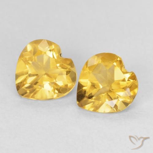 Shop natural 1.28ct ゴールドオレンジ シトリン gems, 心臓, from ブラジル at GemSelect. In stock, global shipping!