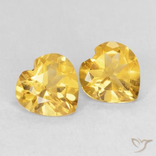 Shop natural 1.28ct ゴールドオレンジ シトリン gems, 心臓, from ブラジル at GemSelect. In stock, global shipping!