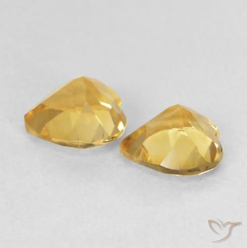 Shop natural 1.28ct ゴールドオレンジ シトリン gems, 心臓, from ブラジル at GemSelect. In stock, global shipping!