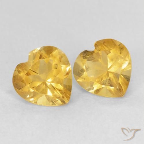 Shop natural 1.46ct ゴールドオレンジ シトリン gems, 心臓, from ブラジル at GemSelect. In stock, global shipping!