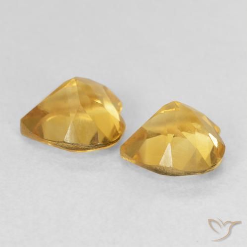 Shop natural 1.46ct ゴールドオレンジ シトリン gems, 心臓, from ブラジル at GemSelect. In stock, global shipping!