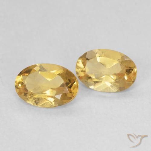 Shop natural 0.74ct ライトゴールド シトリン gems, 楕円形, from ブラジル at GemSelect. In stock, global shipping!