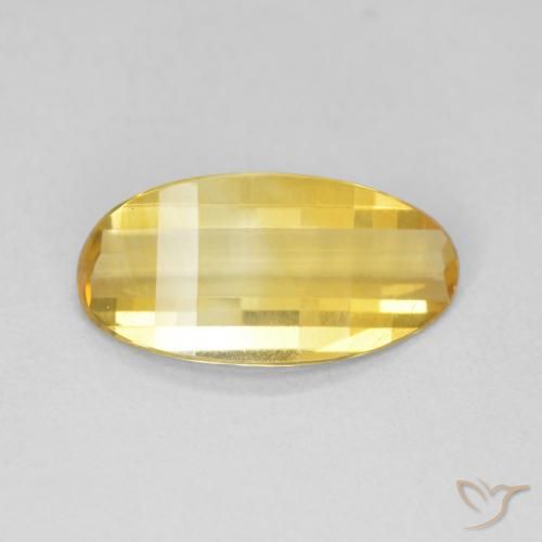 2.19ct 天然 ゴールドオレンジ シトリン, 楕円形, VVS