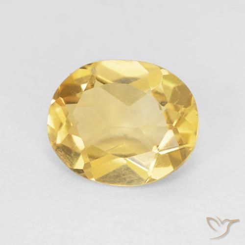 3.33ct 天然 ゴールドオレンジ シトリン, 楕円形, VVS-VS