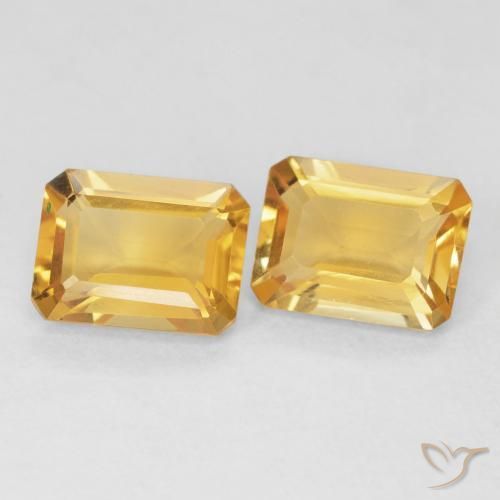 Shop natural 2.73ct ミディアムゴールデン シトリン gems, 八角形 / エメラルドカット, from ブラジル at GemSelect. In stock, global shipping!