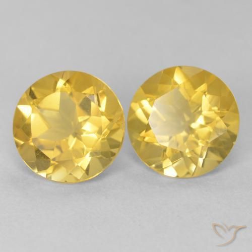 Shop natural 3.39ct ミディアムゴールデン シトリン gems, ラウンド, from ブラジル at GemSelect. In stock, global shipping!
