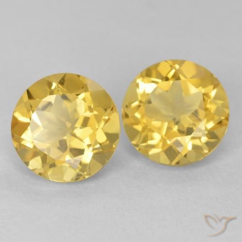 Shop natural 3.92ct ゴールドオレンジ シトリン gems, ラウンド, from ブラジル at GemSelect. In stock, global shipping!