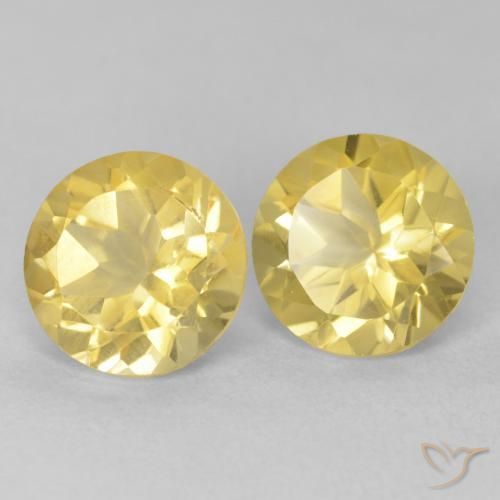 Shop natural 3.64ct トスカーナイエロー シトリン gems, ラウンド, from ブラジル at GemSelect. In stock, global shipping!