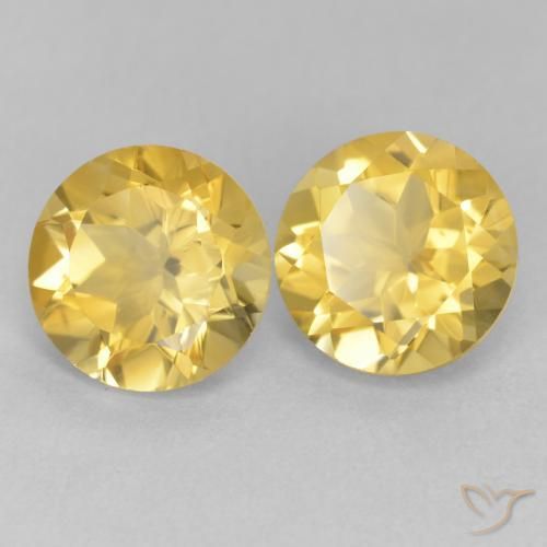 Shop natural 3.49ct トスカーナイエロー シトリン gems, ラウンド, from ブラジル at GemSelect. In stock, global shipping!