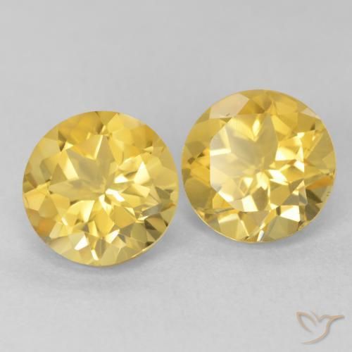 Shop natural 3.57ct ミディアムゴールデン シトリン gems, ラウンド, from ブラジル at GemSelect. In stock, global shipping!