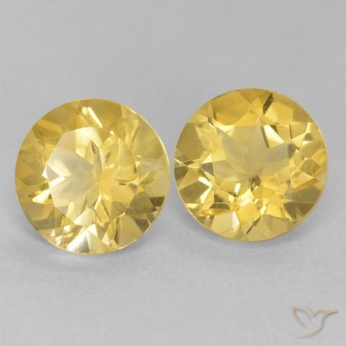 Shop natural 3.48ct ミディアムイエロー シトリン gems, ラウンド, from ブラジル at GemSelect. In stock, global shipping!