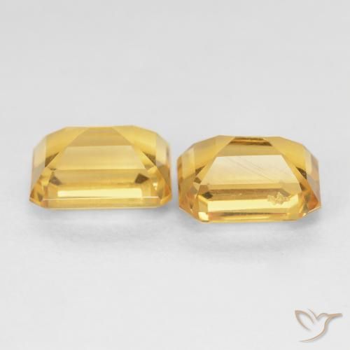 Shop natural 3.44ct 濃いゴールド シトリン gems, 八角形 / エメラルドカット, from ブラジル at GemSelect. In stock, global shipping!