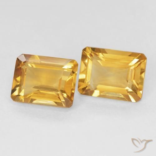 Shop natural 3.27ct ゴールドオレンジ シトリン gems, 八角形 / エメラルドカット, from ブラジル at GemSelect. In stock, global shipping!
