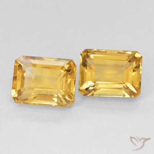 Shop natural 3.58ct ゴールド シトリン gems, 八角形 / エメラルドカット, from ブラジル at GemSelect. In stock, global shipping!