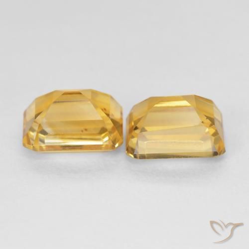 Shop natural 3.58ct ゴールド シトリン gems, 八角形 / エメラルドカット, from ブラジル at GemSelect. In stock, global shipping!