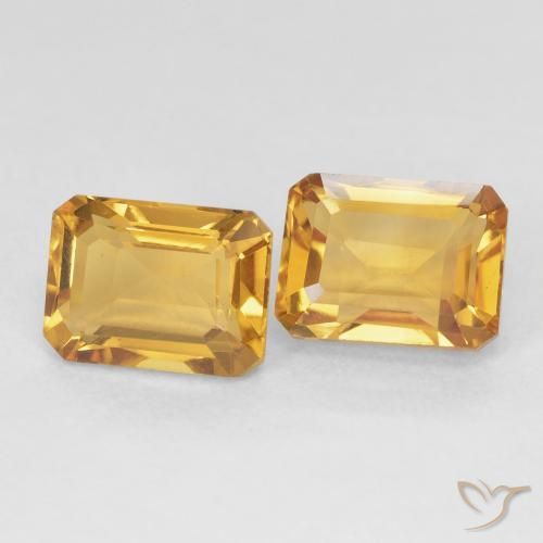 Shop natural 3.63ct ゴールドオレンジ シトリン gems, 八角形 / エメラルドカット, from ブラジル at GemSelect. In stock, global shipping!