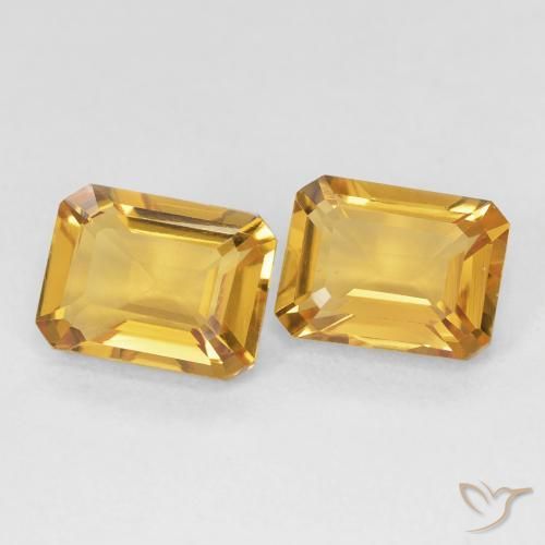Shop natural 2.95ct ゴールドオレンジ シトリン gems, 八角形 / エメラルドカット, from ブラジル at GemSelect. In stock, global shipping!