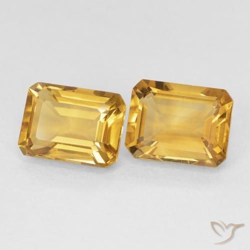 Shop natural 3.23ct ダークゴールデン シトリン gems, 八角形 / エメラルドカット, from ブラジル at GemSelect. In stock, global shipping!