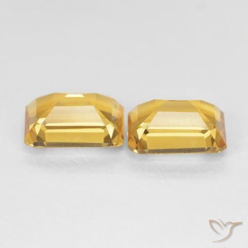 Shop natural 2.98ct ミディアムゴールド シトリン gems, 八角形 / エメラルドカット, from ブラジル at GemSelect. In stock, global shipping!