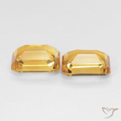Shop natural 2.93ct オレンジゴールド シトリン gems, 八角形 / エメラルドカット, from ブラジル at GemSelect. In stock, global shipping!
