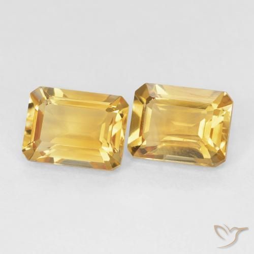Shop natural 2.87ct ゴールド シトリン gems, 八角形 / エメラルドカット, from ブラジル at GemSelect. In stock, global shipping!