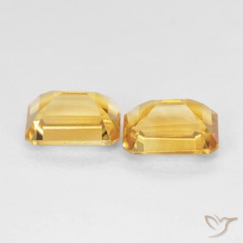 Shop natural 2.87ct ゴールド シトリン gems, 八角形 / エメラルドカット, from ブラジル at GemSelect. In stock, global shipping!