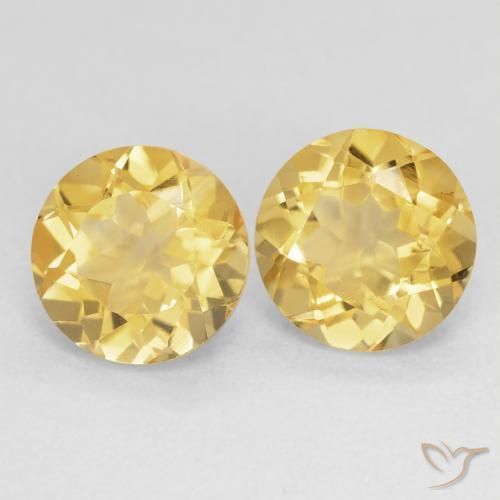 Shop natural 3.86ct ゴールドオレンジ シトリン gems, ラウンド, from ブラジル at GemSelect. In stock, global shipping!