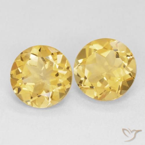 Shop natural 3.59ct ミディアムゴールド シトリン gems, ラウンド, from ブラジル at GemSelect. In stock, global shipping!