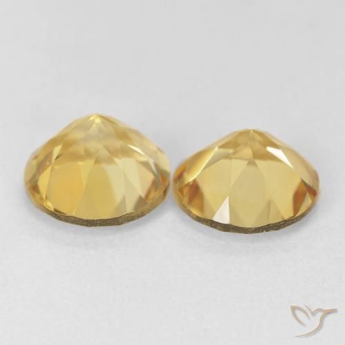 Shop natural 3.54ct ミディアムゴールド シトリン gems, ラウンド, from ブラジル at GemSelect. In stock, global shipping!