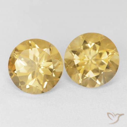 Shop natural 3.76ct ゴールド シトリン gems, ラウンド, from ブラジル at GemSelect. In stock, global shipping!