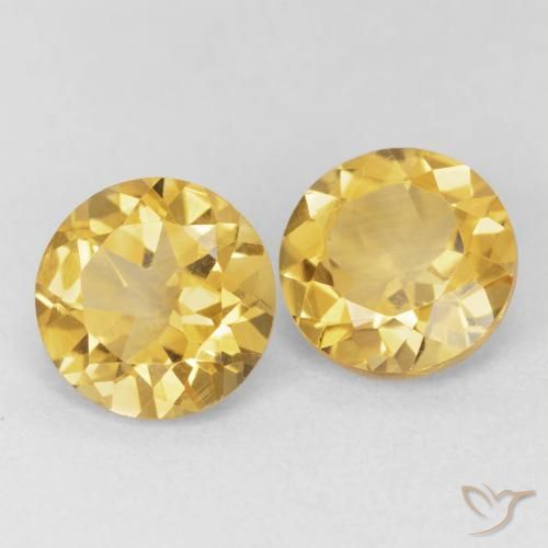 Shop natural 3.44ct ミディアムゴールド シトリン gems, ラウンド, from ブラジル at GemSelect. In stock, global shipping!