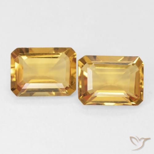 Shop natural 2.84ct ゴールド シトリン gems, 八角形 / エメラルドカット, from ブラジル at GemSelect. In stock, global shipping!