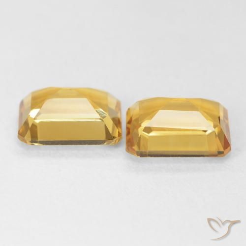 Shop natural 2.84ct ゴールド シトリン gems, 八角形 / エメラルドカット, from ブラジル at GemSelect. In stock, global shipping!