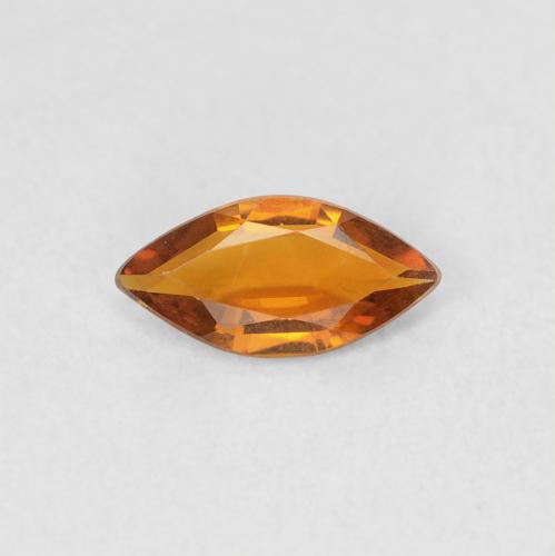 0.37ct 天然 ディープオレンジ シトリン, マーキーズ, VVS