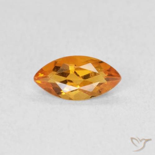 0.46ct 天然 ゴールド シトリン, マーキーズ, VS